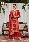 Sargun Edition 8 By Alok Viscose Maslin Jacquard Dress Material